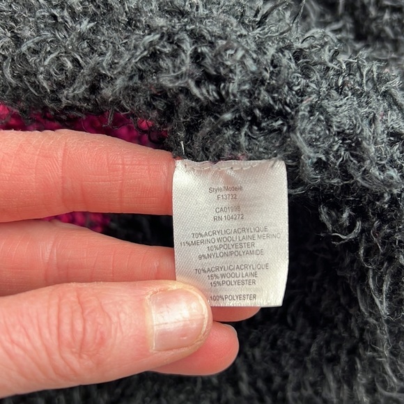 Vintage Spanner Multicolour Slub Knit Sweater with Fringe Neck - Picture 11 of 12